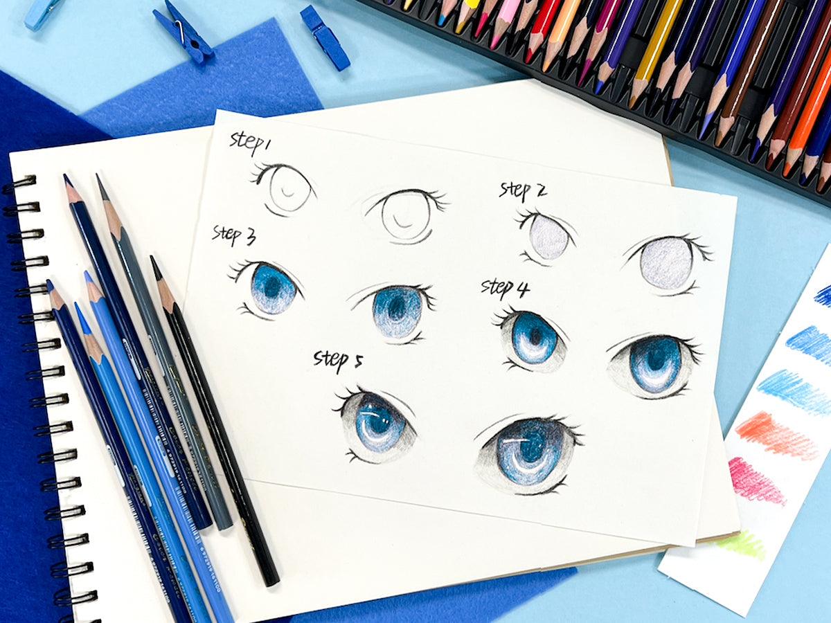 How I Draw Anime Eyes, TOP 9 ANIME Characters Drawing