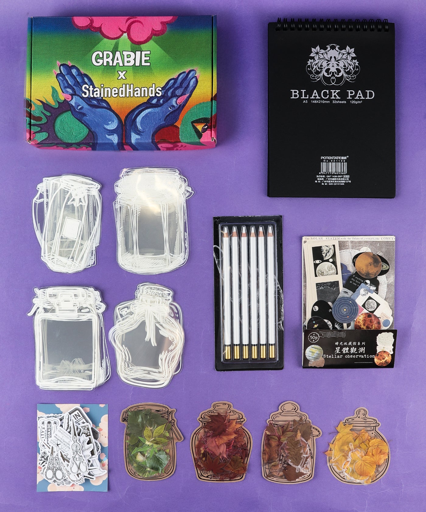 Past Pack - October Grabie X @StainedHands Craft Club Box