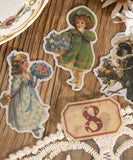 400 Pcs Victorian Era Paper Sticker Set