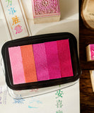 6 Pcs 5-Color Gradient Ink Stamp Pad Set