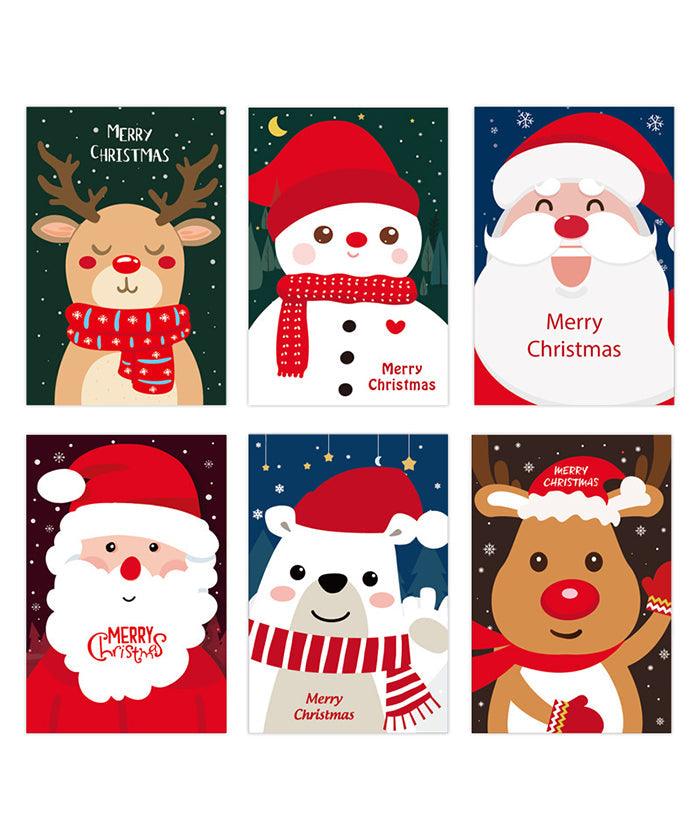 36 Pcs Lovely Christmas Cards With Envelopes - Grabie