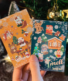 60 Pcs Sparkling Christmas Border Stickers Set - Grabie