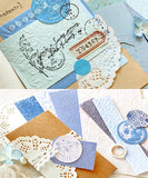 80 Pcs Letterpress Mixed Stickers & Material Paper Set - Grabie® - Grabie®