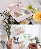 270 Pcs Flower Fairy Diary Sticker Set - Grabie