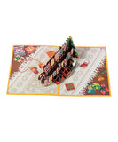 2 Packs Premium 3D Pop Up Christmas Cards - Grabie