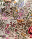 36 Pcs Long Size Flowers & Plants Stickers Set for Scrapbooking Paper Craft, Flower Decals, Flower Scrapbooking, Vintage Flower Stickers - Grabie® - Grabie®
