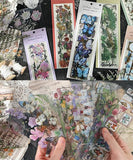 36 Pcs Long Size Flowers & Plants Stickers Set for Scrapbooking Paper Craft, Flower Decals, Flower Scrapbooking, Vintage Flower Stickers - Grabie® - Grabie®