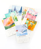 2023 140LB Watercolor Paper Calendar - Grabie
