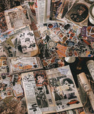 200 Pcs Museum Collection Stickers & Material Paper Set - Grabie