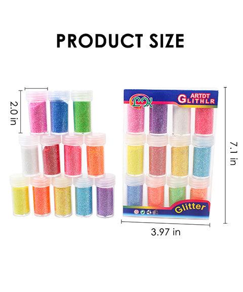 12 Colors Of Fine Slime Craft Glitter Set - Grabie® - Grabie®