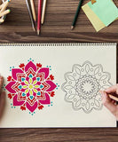 24/48 Pcs Datura Flowers Painting Stencils Kit - Grabie® - Grabie®