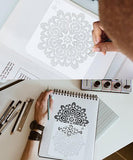 24/48 Pcs Datura Flowers Painting Stencils Kit - Grabie® - Grabie®