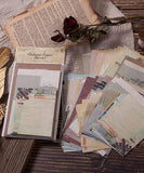 420 Sheets Antique Collection Retro Material Paper Set - Grabie