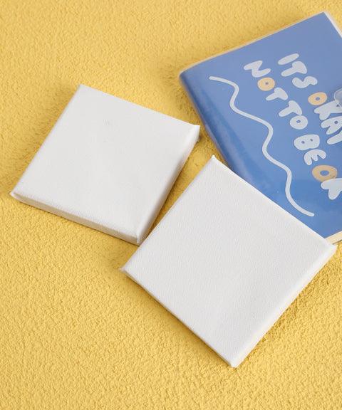 5 Pcs Mini Stretched Canvas Ideal For Painting & Craft for Painting 100% Cotton Mini Stretched Canvas - Grabie® - Grabie®