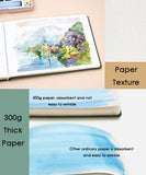 300 GSM Big Size Forest Story Watercolor Sketchbook - Grabie® - Grabie®