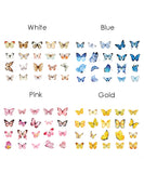 280 Pcs Vintage Butterfly Theme Stickers Set