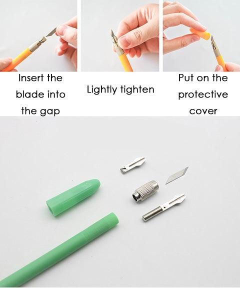 Craft Cutting Mat With Metal Ruler & Craft Knife Set - Grabie® - Grabie®