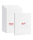 5 Pcs Mini Stretched Canvas Ideal For Painting & Craft for Painting 100% Cotton Mini Stretched Canvas - Grabie® - Grabie®
