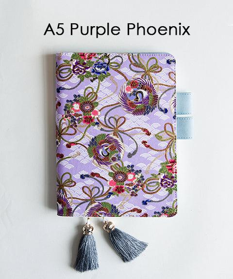 Handmade Classical Phoenix & Crane Bullet Journal - Grabie® - Grabie®