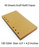 PU Kraft Leather Vintage Scrapbooking Bullet Journal, Vintage Bullet Journal, Bullet Journal Supplies, Aesthetic Scrapbook Journal - Grabie® - Grabie®