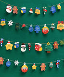 20 Sheets Christmas Decorations hanging Cards - Grabie