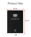 Value Pack - 6 Packs Of 120 GSM Black Paper Pad - Grabie