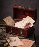 Vintage Wooden Storage Box - Grabie
