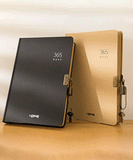 Vintage 365 Days Notebook Kraft Plain Bullet Journal With Lock - Grabie® - Grabie®