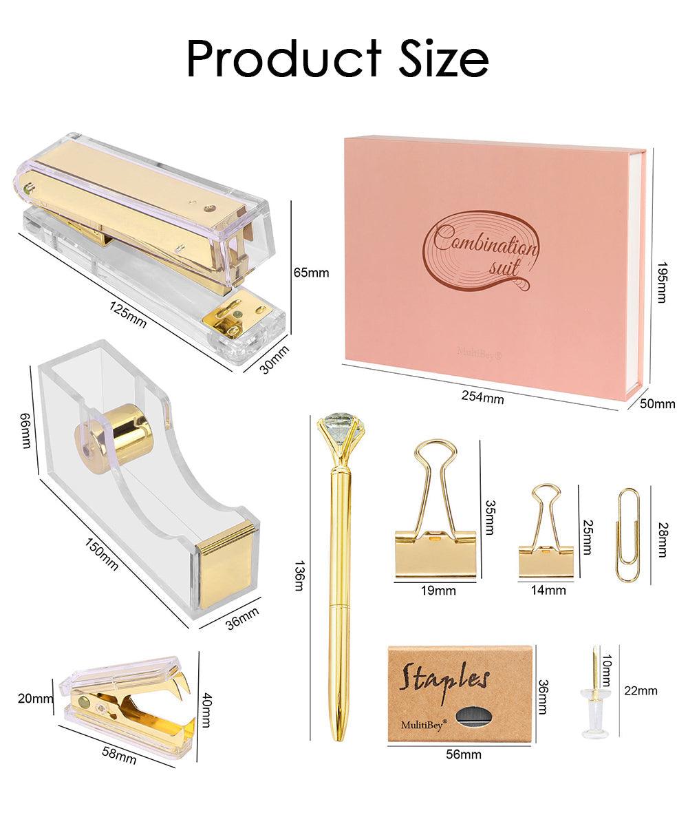 Premium Acrylic Rose Gold Stationery Gift Kit - Grabie® - Grabie®