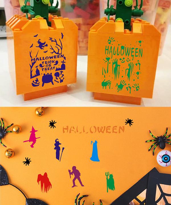 16 Pcs Halloween Painting Stencils Kit - Grabie