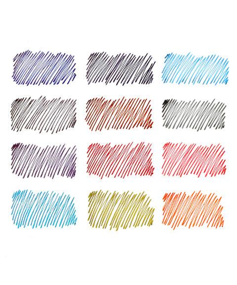 12 Colors Sketch Marker Pen, Fine Line Point Marker Pens for Drawing, Sketch Pen Drawing, Sketch Pens, Pen Sketch, Sketch Colour Pen - Grabie® - Grabie®